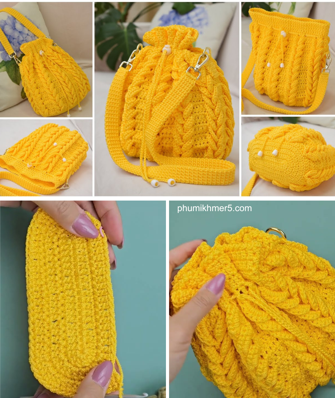 Braid Bag Pattern Crochet Bag with a Braid Pattern: Crocheting the Perfect Summer ...